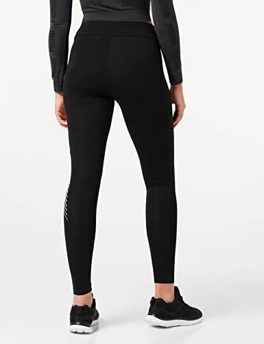 PUMA ESS Graphic Leggings Mallas Deporte, Mujer, Black, L