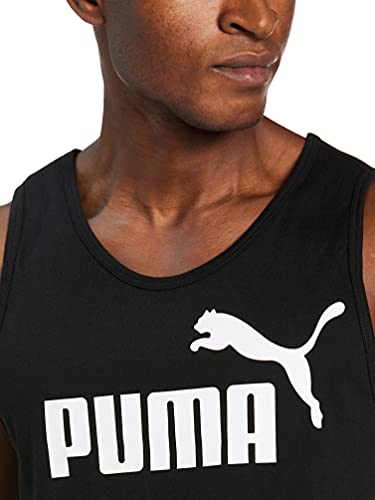 PUMA ESS Tank Camiseta de Tirantes, Hombre, Black, XXL