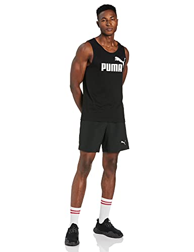 PUMA ESS Tank Camiseta de Tirantes, Hombre, Black, XXL