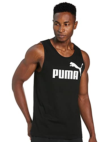 PUMA ESS Tank Camiseta de Tirantes, Hombre, Black, XXL