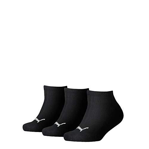 PUMA Kids Quarter Calcetines, Niños, Negro, 31/34