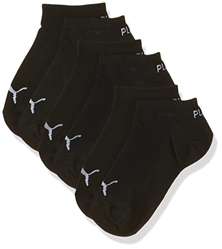 PUMA Kids Quarter Calcetines, Niños, Negro, 31/34