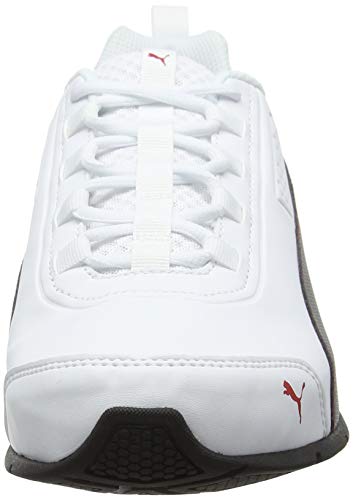 PUMA Leader VT SL, Zapatillas Unisex Adulto, White Black Flame Scarlet, 40 EU