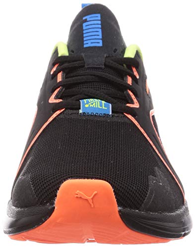 PUMA LQDCELL Method FM Xtreme, Zapatillas de Gimnasio Hombre, Negro Black/Ultra Orange/Fizzy Yellow, 44 EU