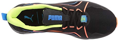 PUMA LQDCELL Method FM Xtreme, Zapatillas de Gimnasio Hombre, Negro Black/Ultra Orange/Fizzy Yellow, 44 EU