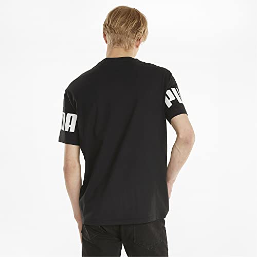 PUMA Power Colorblock tee, Puma Black, M