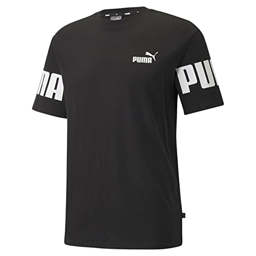 PUMA Power Colorblock tee, Puma Black, M