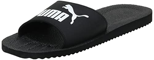 PUMA Purecat, Sandalias, para Unisex adulto, Negro (black-white), 38 EU