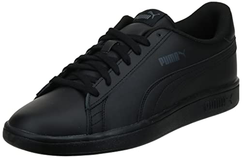 PUMA Smash v2 L, Zapatillas Bajas, para Unisex adulto, Negro (Puma Black-Puma Black), 42 EU