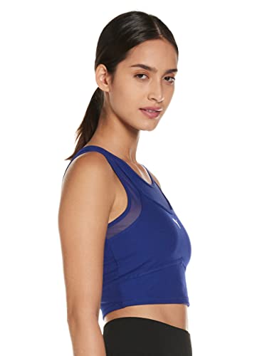 PUMA Studio Layered Crop Top Camiseta De Tirantes, Mujer, Elektro Blue, XL