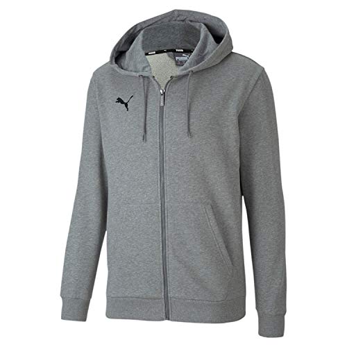 PUMA teamGOAL 23 Casuals Hooded Jacket Sudadera, Hombre, Medium Gray Heather, XXL