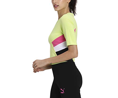 PUMA Tfs Retro Crop Top Camiseta, Mujer, Sharp Green, M