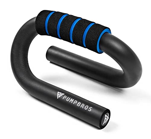 Pump Bros Agarraderas Para Flexiones [juego De 2] - Push Up Bars Soporte Flexiones Diseño Ergonómico | Asas Acolchadas, Espuma Antideslizante | Refuerzo Muscular | Musculación, Culturismo, Fitness