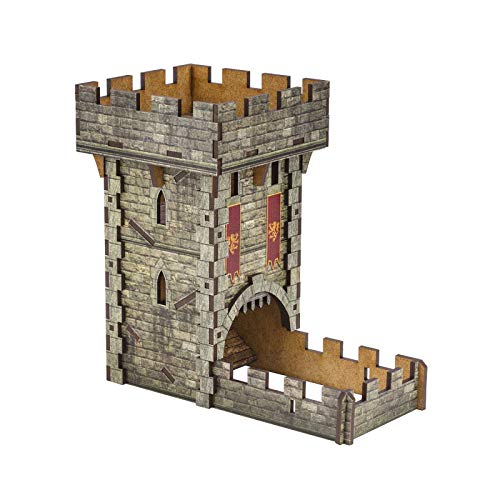 Q Workshop Medieval Color Dice Tower for Dice Rolling