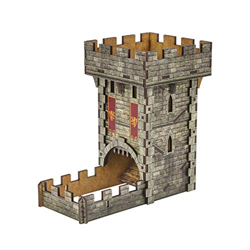 Q Workshop Medieval Color Dice Tower for Dice Rolling