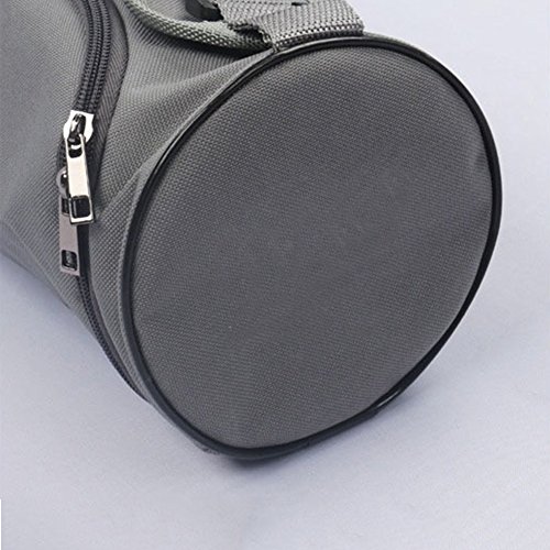 QOTSTEOS - Bolsa para esterilla de yoga, mochila para esterilla de yoga, tela Oxford, impermeable y ligera, bolsa de deporte con correa ajustable, para deportistas, hombres y mujeres, color gris