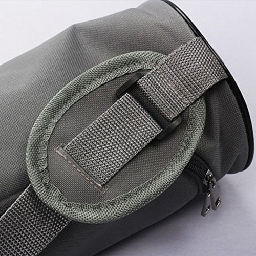 QOTSTEOS - Bolsa para esterilla de yoga, mochila para esterilla de yoga, tela Oxford, impermeable y ligera, bolsa de deporte con correa ajustable, para deportistas, hombres y mujeres, color gris