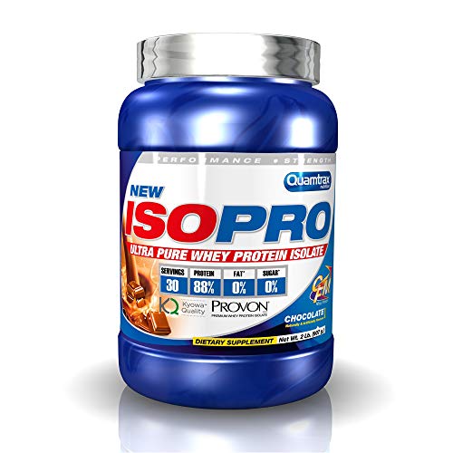 Quamtrax Nutrition QTX0237 - Isopro CFM suplemento para deportistas, sabor de chocolate, 907 gr