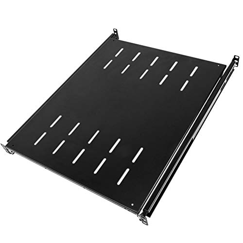 RackMatic - Bandeja telescópica ajustable para armario rack 19" de 1U y fondo 550mm