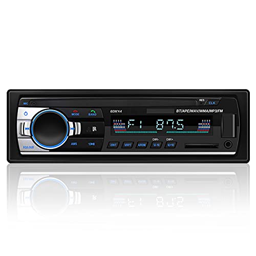 Radio Coche Bluetooth, Andven Manos Libres Radios para Coche Apoyo FM Función, Autoradio Estéreo con USB / SD / AUX / Control Remoto