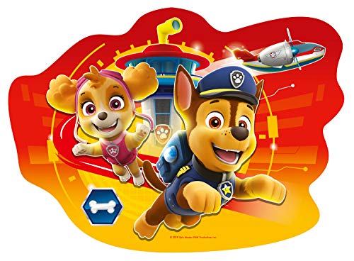 Ravensburger - Paw Patrol - 4 Puzzle Forma Gigante, Edad Recomandada 3+ años, 10-12-14-16 Piezas - Dimensiones caja: 35 x 25 x 0.2 cm