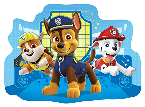 Ravensburger - Paw Patrol - 4 Puzzle Forma Gigante, Edad Recomandada 3+ años, 10-12-14-16 Piezas - Dimensiones caja: 35 x 25 x 0.2 cm