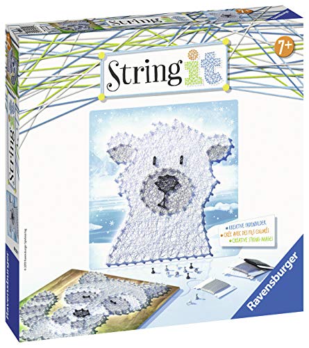 Ravensburger - String it Midi Oso polar y Mapache ( Ravensburger 18054)