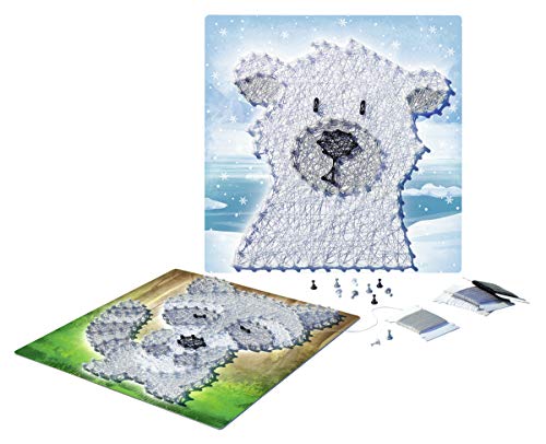 Ravensburger - String it Midi Oso polar y Mapache ( Ravensburger 18054)