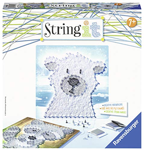 Ravensburger - String it Midi Oso polar y Mapache ( Ravensburger 18054)