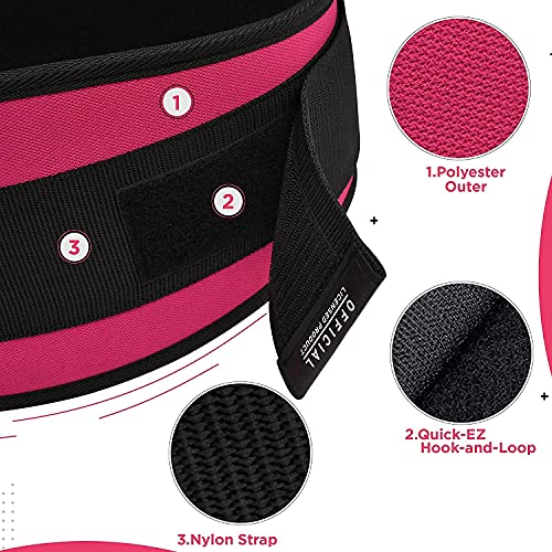 RDX Gimnasio Cinturón Musculacion Levantamiento de Pesas, 6” Curva Soporte Lumbar Acolchado, Entrenamiento Peso Muerto Auto Bloqueo Belt, Powerlifting Halterofilia Fitness Gym Ejercicio, Hombre Mujere