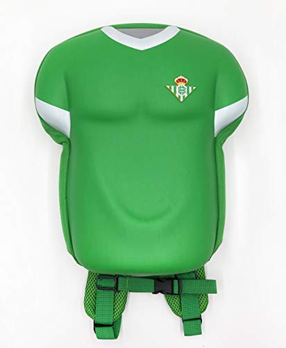 Real Betis Balompié- Mochila forma camiseta. Producto oficial Real Betis Balompié.