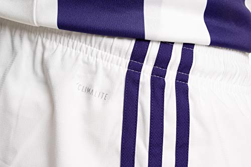 REAL VALLADOLID CLUB DE FÚTBOL Pantalon Primera Equipacion para Niño, Unisex niños, Blanco y Morado, 152