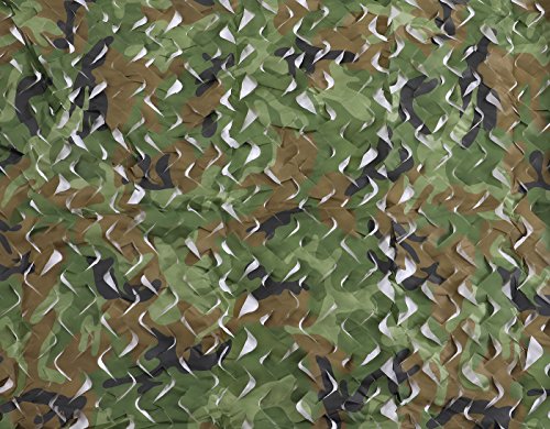 Red de Camuflaje Malla de Protección Redes Militar Woodland 1.5 x 2 M Ejército Táctico sin Cuerda de Red para el Sol Sombra Decoración Caza Ciegos Disparos