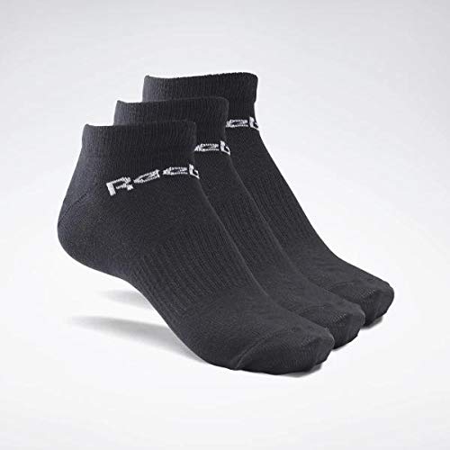 Reebok Act Core Low Cut Sock 3P Calcetines, Unisex Adulto, Negro, L