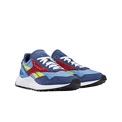 Reebok CL Legacy AZ Calzado Deportivo Casual para Hombre Color Essential Blue/Acid Yellow/Blue Talla 45