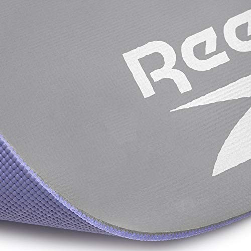 Reebok RAYG-11060PLGR Esterilla Yoga Reversible, Violet/Gris