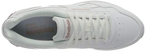 Reebok Royal Glide Ripple Clip, Zapatillas de Deporte Mujer, White/Rose Gold/Pearlized, 40 EU