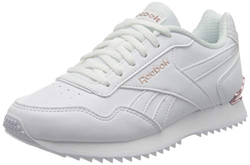 Reebok Royal Glide Ripple Clip, Zapatillas de Deporte Mujer, White/Rose Gold/Pearlized, 40 EU