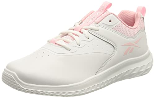 Reebok Rush Runner 4.0 Syn, Zapatillas de Running, FTWR White/FTWR White/Pink Glow, 31 EU