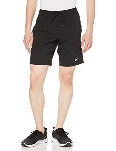 Reebok Wor Woven Short Pantalón Corto, Hombre, Negro, XL