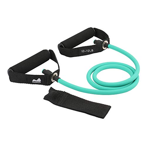 REEHUT Bandas Elásticas de Entrenamiento, Bandas de Resistencia para Fitness Cable de Ejercicio de Entrenamiento para Tonificación Muscular, Equipo de Ejercicio de Estiramientos para Yoga, Verde