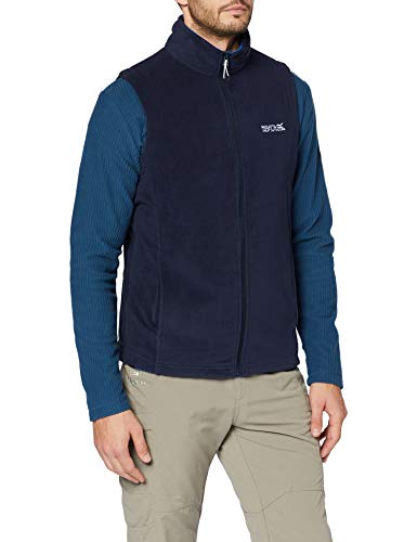 Regatta Tobias II Chaleco con Cremallera y 2 Bolsillos Bodywarmers, Hombre, Navy(Oxford Blue), S