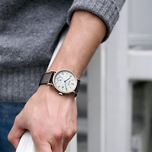 Reloj Automático Mecánico para Hombres FEICE Reloj Bauhaus Minimalista Analógico Relojes de Pulsera Unisex Reloj Zafiro Sintético FM201