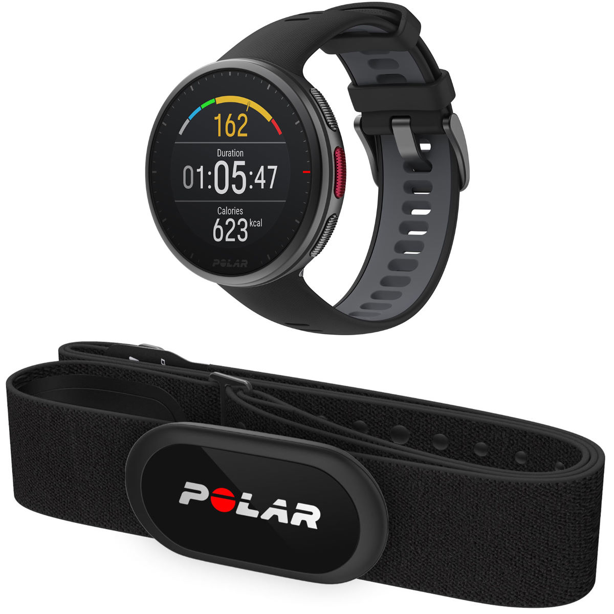 Reloj GPS Polar Vantage V2 (con frecuencia cardíaca, negro M/L) - Relojes