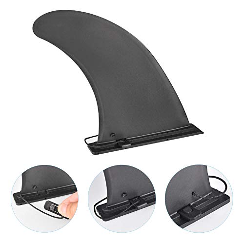 Removible Universal Aleta de Tabla de Surf, Nylon Seguro Reforzado Quillas Surf, Aleta Paddle Surf como Tabla SUP Fin Canoa Accesorios Surf para Longboard Surf, Paddle Board Inflable, Foam Surfboard