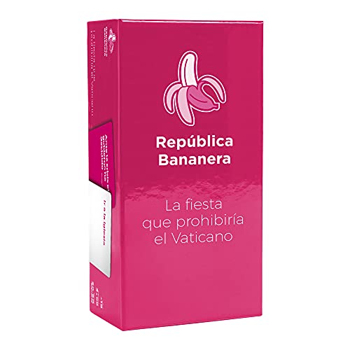 República Bananera | Juego Cartas para Fiestas | Juegos de Mesa Adultos en Español | Risas con Amigos, Diversión Asegurada | De 3 a 69 Jugadores | 550 Cartas