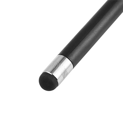 Richer-R Stylus Pen,2 en 1 Lápiz Táctil Alta Sensibilidad, Lápiz de Escritura para Papel/Pantalla Táctil Capacitiva,Mini Lápiz óptico Universal Portátil para Tabletas y Teléfonos Móvils(Negro)