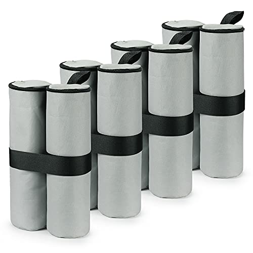 RIOGOO 4pcs-Pack Pesos para Carpas Bolsas Pesadas de Arena Cosida de Grado Industrial para Trabajo Pesado, Pesas de piernas para Pop-up Canopy Carpa Pies Cargados