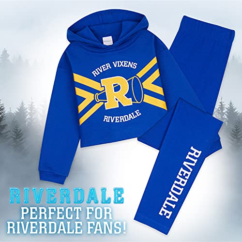 Riverdale Ropa Niña, Chandal Niña, Conjunto Sudadera Adolescente Y Leggings 9 - 15 Años (Azul, 11-12 Años)