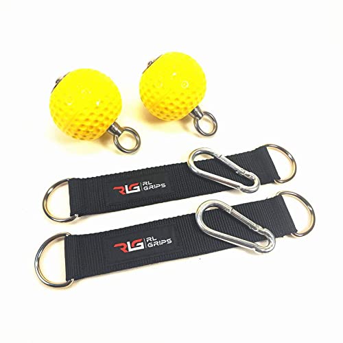 RL Grips™ Ball Grips, Bolas de Agarre para Entrenamiento de Fuerza, Bolas de tracción para calistenia, Escalada y Fitness